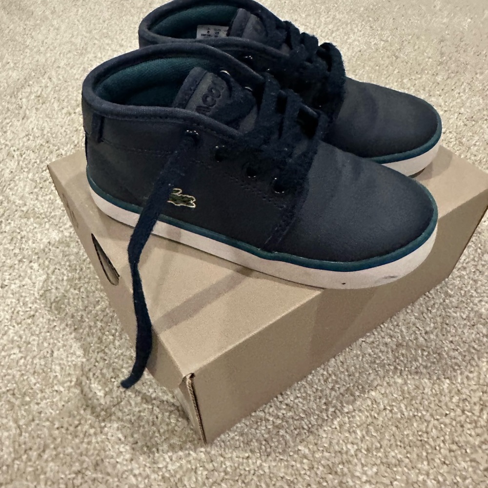 Lacoste Kids Dark Blue Sneakers